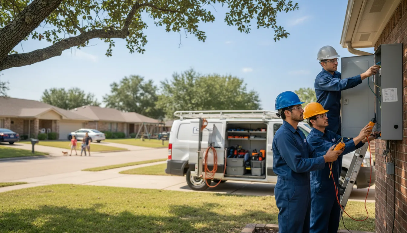 Certified electrician providing emergency electrical services in Lone Rock, WI